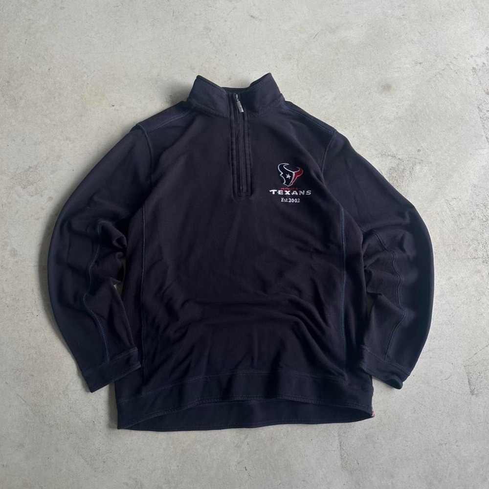 Houston Texans Quarter zip Sweatshirt Size L